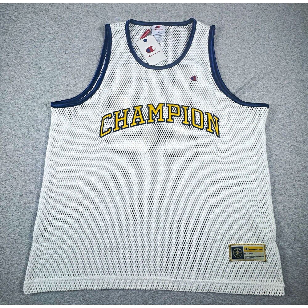Champion Heritage Hoops Crochet Gameday Jersey Men’s M White #19 NWT